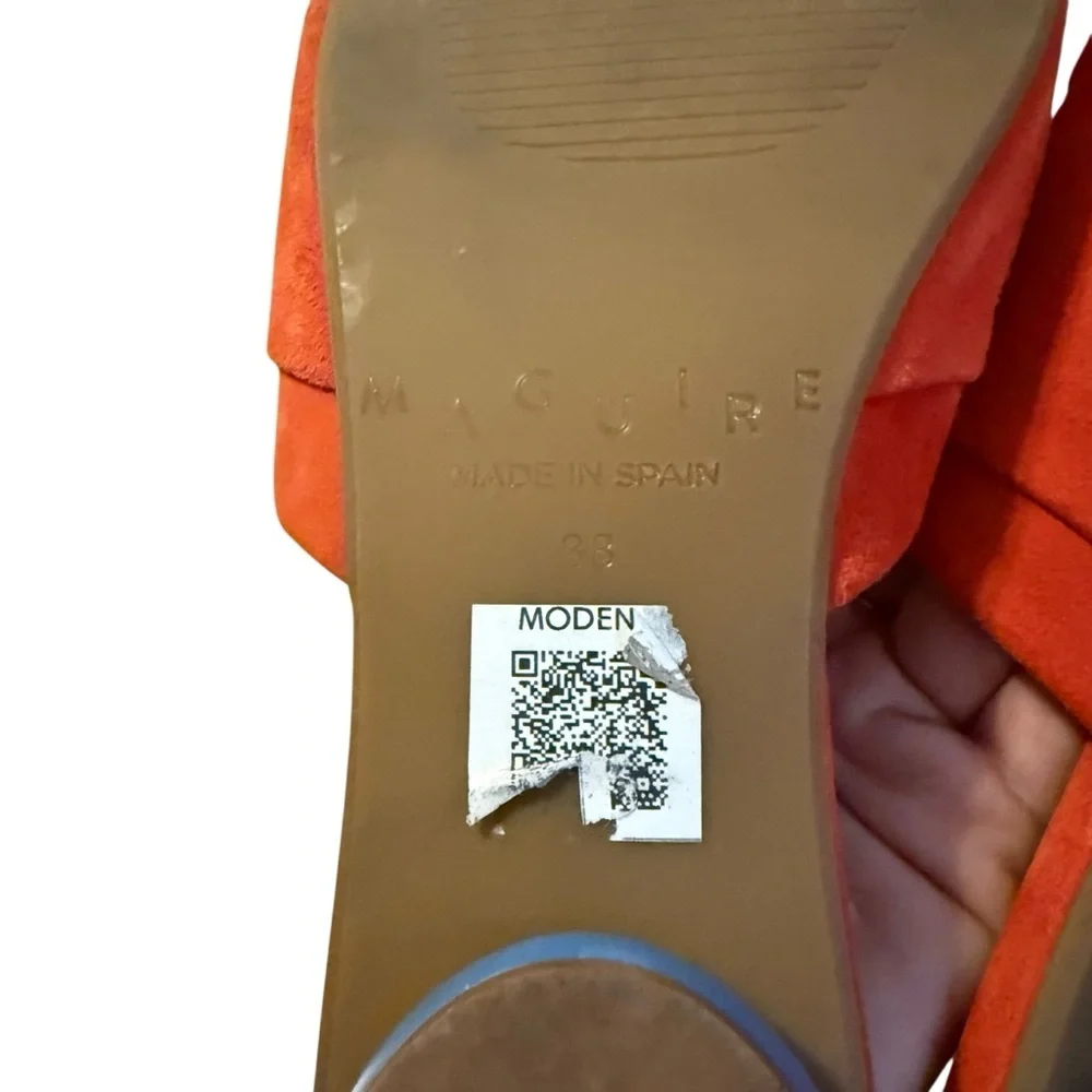 Maguire Modena Sandal - Tangerine Size 38 - Picture 7 of 8